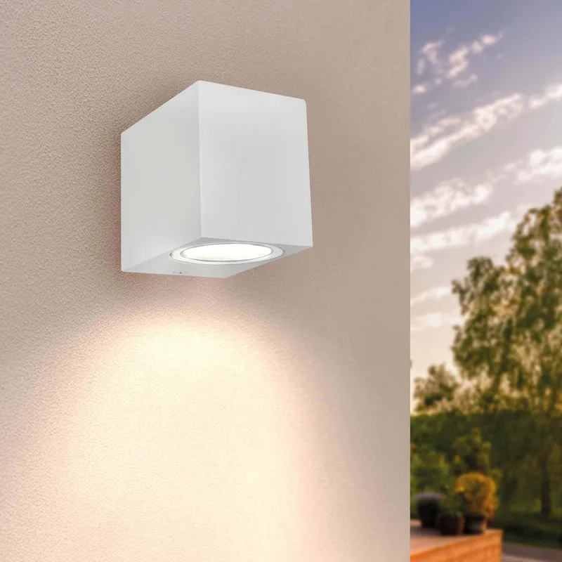 LED Wandlamp San Diego - GU10 - IP54 fra Ledvion i Hvid – produktbillede