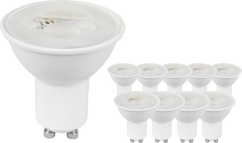 Ledvion - 10X GU10 LED Spot - 4.5W - 2700K - 345L - SMD LED Chips de Ledvion – photo produit