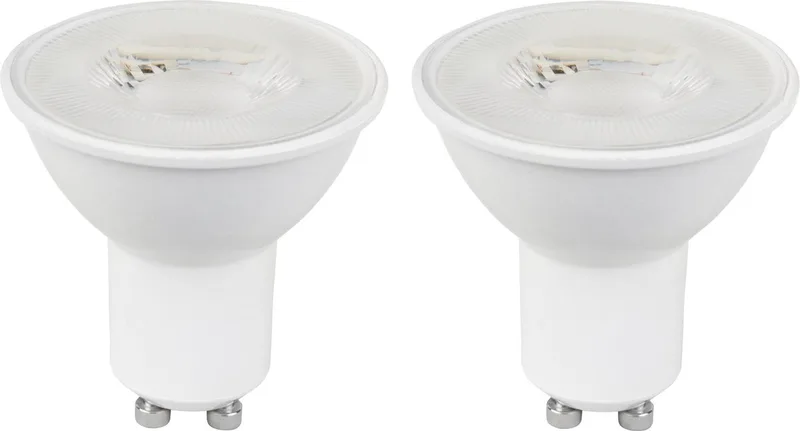 Ledvion - 2X GU10 LED Spot - 4.5W - 2700K - 345L - SMD LED Chips de Ledvion – photo produit