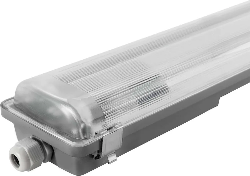 Ledvion - 2X TL LED Armatuur 150CM Clips - IP65 - Excl. LED Buis by Ledvion in Grey – product photo