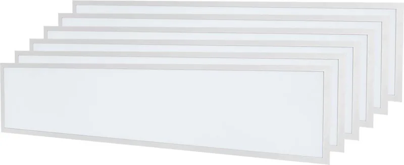 Ledvion - 6X LED Panel - 120x30 - 24W - 6500K - 5040L Incl. LED driver + Snelconnector de Ledvion en Blanc – photo produit