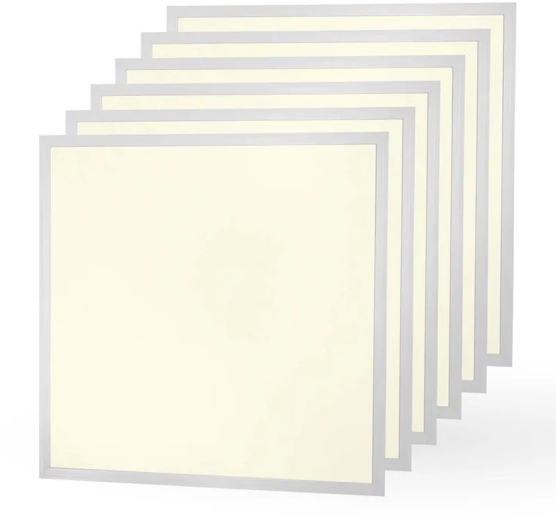 Ledvion - 6X LED Panel - 60x60 - 36W - 3000K - 4000LIncl. LED driver + Snelconnector de Ledvion en Blanc – photo produit