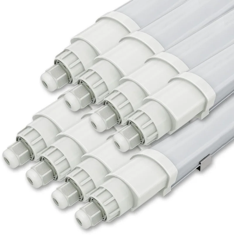 Ledvion - 8x LED Armatuur - 150 cm - 40W - 6500K - 4800 lumen - IP65 - Koppelbaar von Ledvion in Weiß – Produktfoto