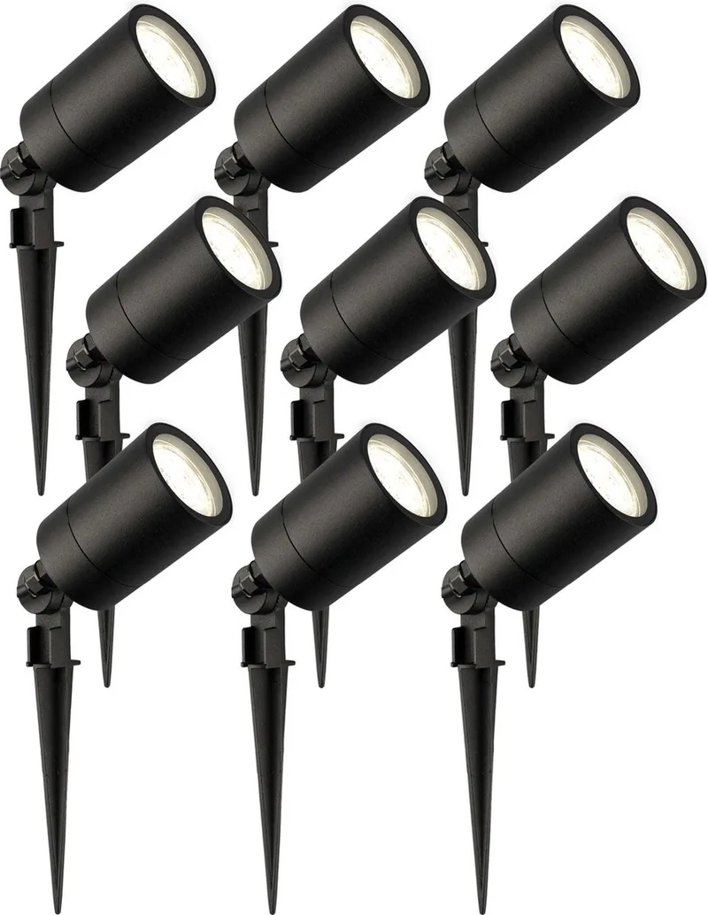 Ledvion - 9X LED Prikspots - 4000K - 5W - IP65 by Ledvion in Black – product photo