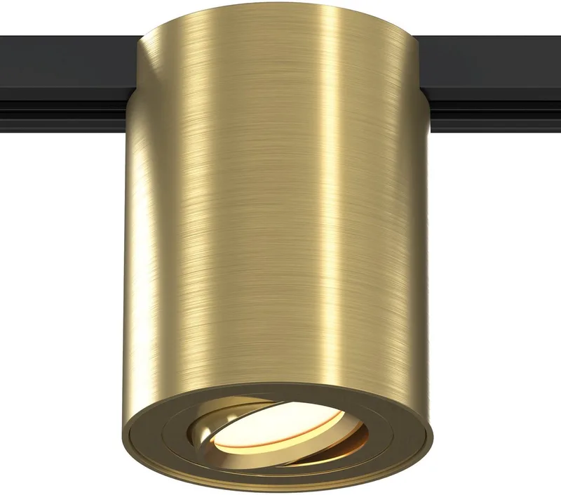 Railspot 1-Fase - GU10 Fitting - Kantelbaar fra Ledvion i Guld – produktbillede