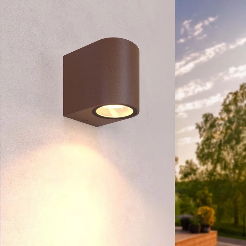Wandlamp Buiten Sacramento, GU10 Fitting fra Ledvion i Roest – produktbillede