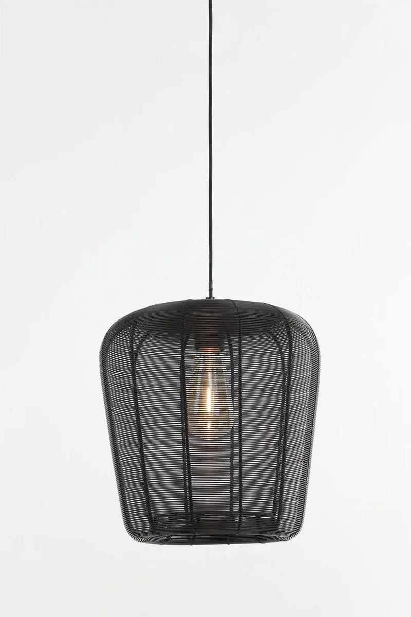 Adeta Hanglamp - Ø28x30 cm de Light & Living en Noir – photo produit