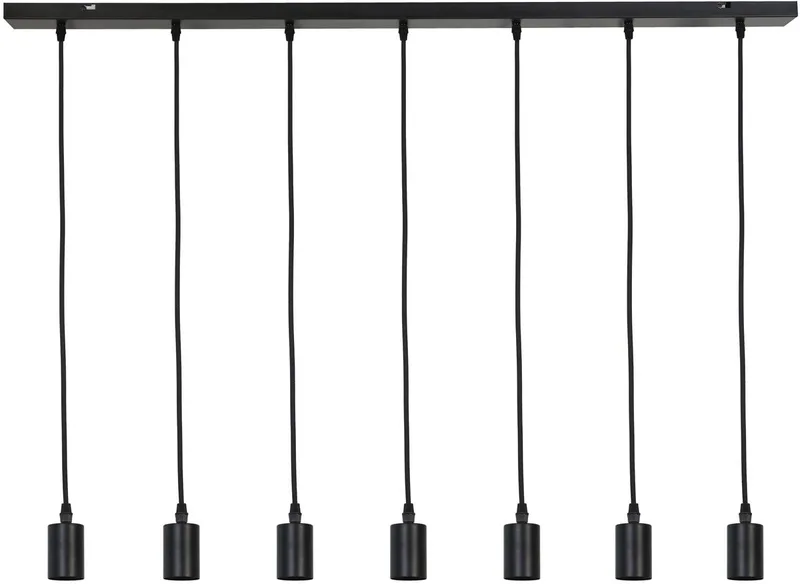 Brandon Hanglamp - 7L von Light & Living in Schwarz – Produktfoto