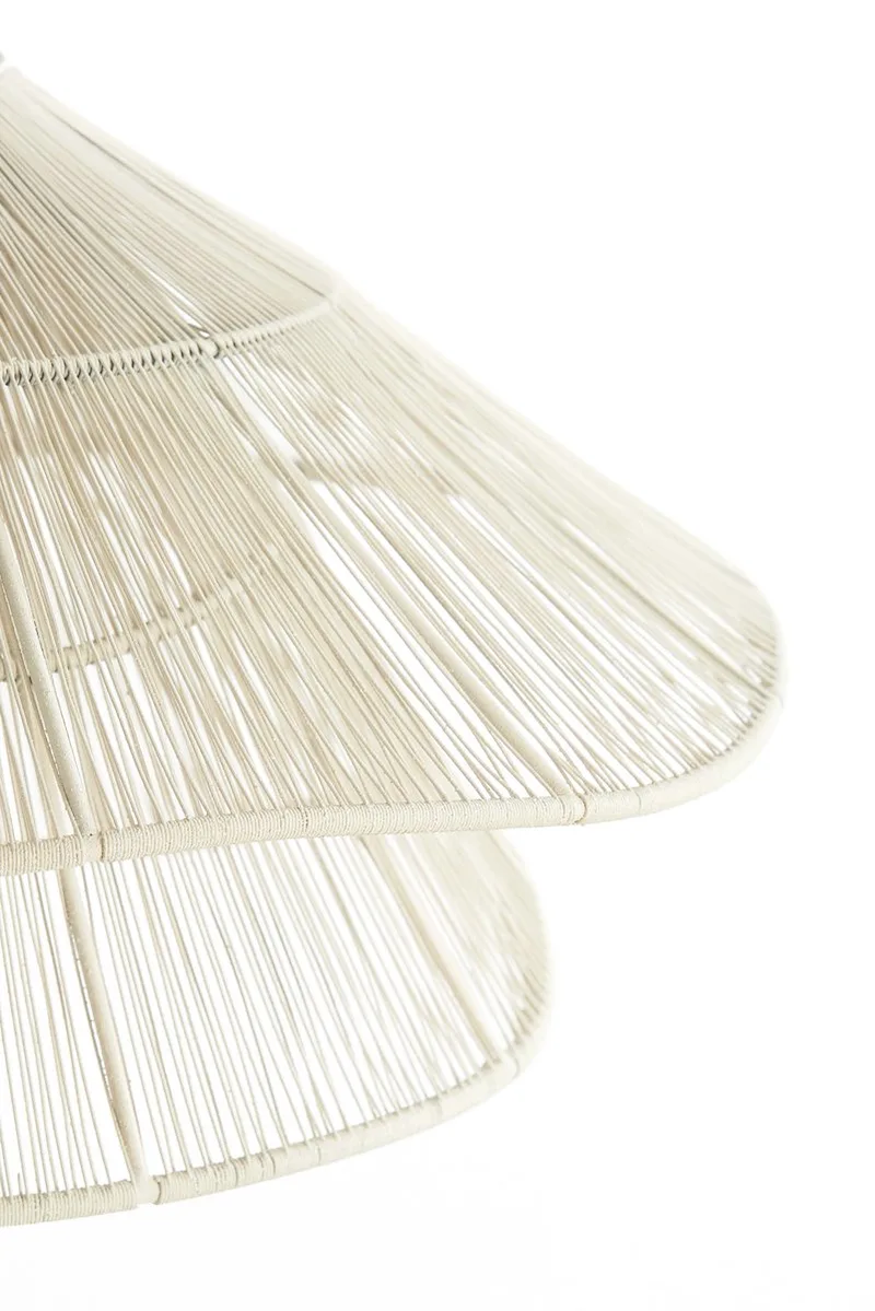 Hanglamp ALAMEDA - 36x36x29 cm de Light & Living en Blanc – photo produit