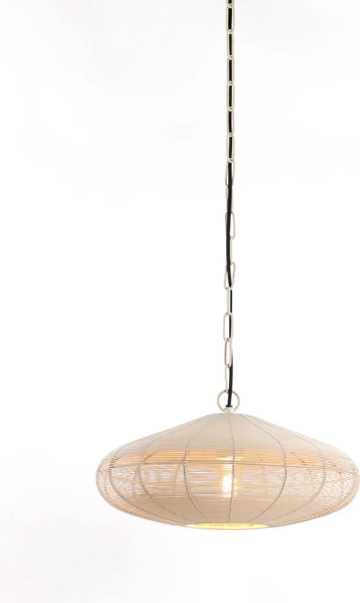 Hanglamp Bahoto 40cm - Mat fra Light & Living i Creme – produktbillede