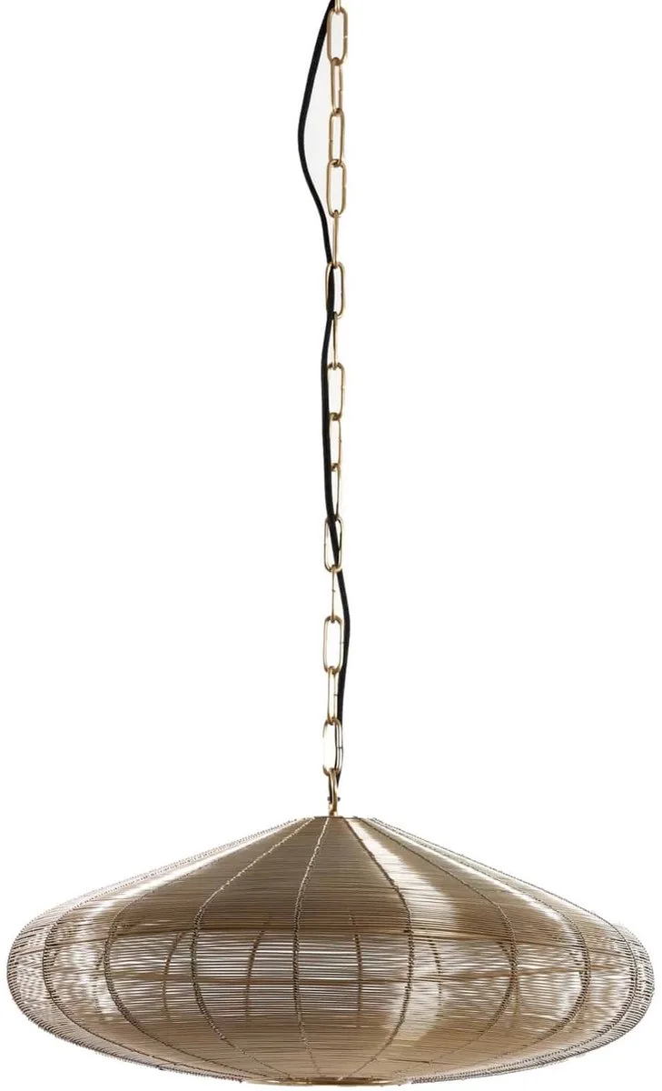 Hanglamp Bahoto - Ø51cm - Modern - Hanglampen Eetkamer, Slaapkamer, Woonkamer von Light & Living in Gold – Produktfoto