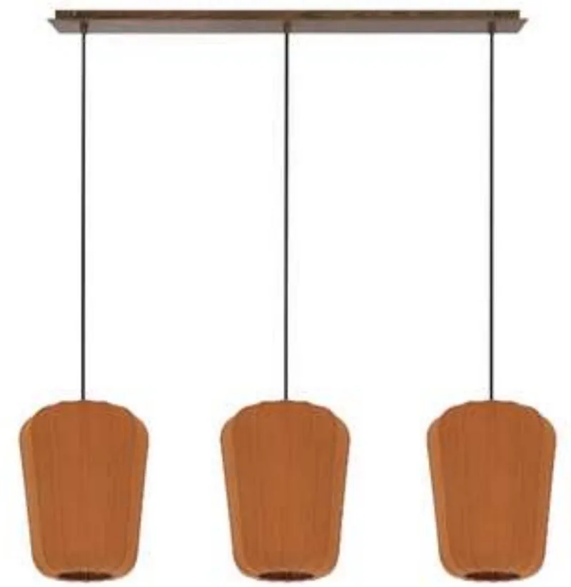 Hanglamp BIBURY - 103x30x143 cm de Light & Living en Orange – photo produit