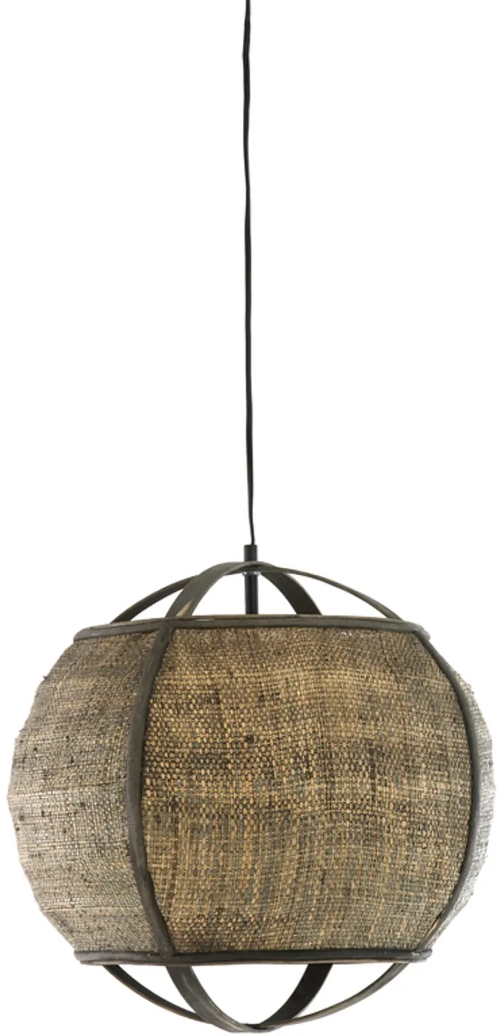 Hanglamp BOZONA - 41x41x39 cm fra Light & Living i Brun – produktbillede