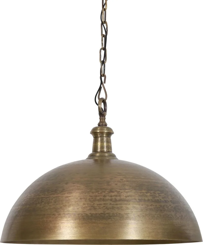 Hanglamp DEMI - ruw oud brons de Light & Living en Or – photo produit