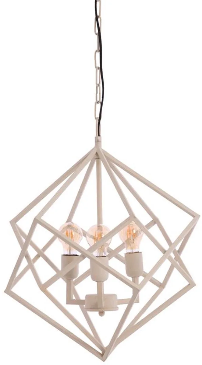 hanglamp - Drizella - metaal - grote eettafellamp - E27 - 2919143 de Light & Living en Beige – photo produit
