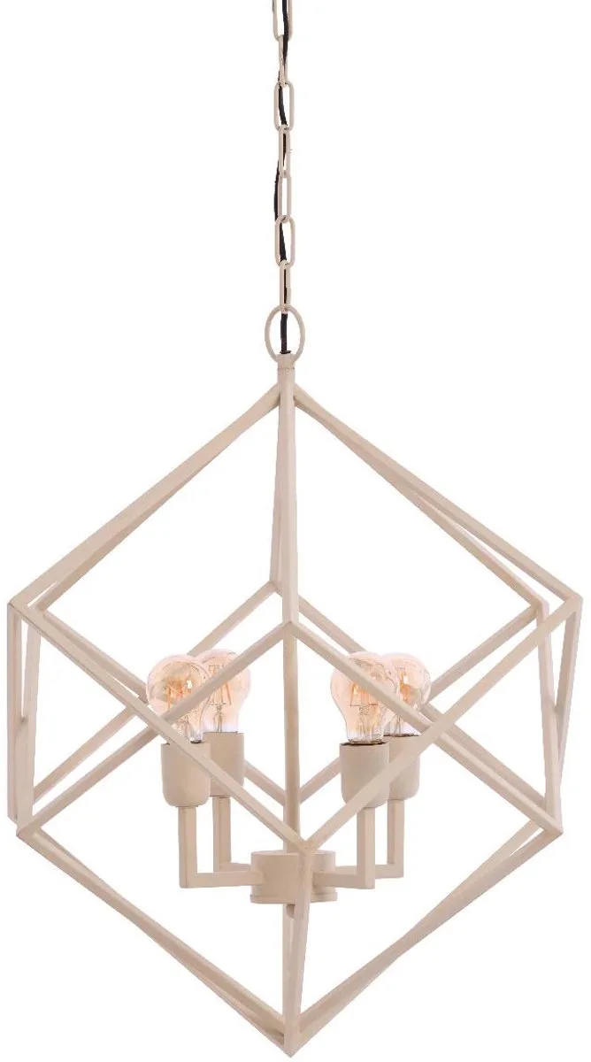 Hanglamp DRIZELLA - Ø61x68cm fra Light & Living i Hvid – produktbillede