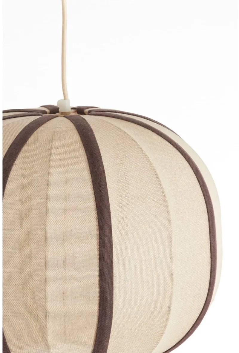 Hanglamp Esmiria - Ø40x30cm - Modern - Hanglampen Eetkamer, Slaapkamer, Woonkamer van Light & Living in Bruin – productfoto