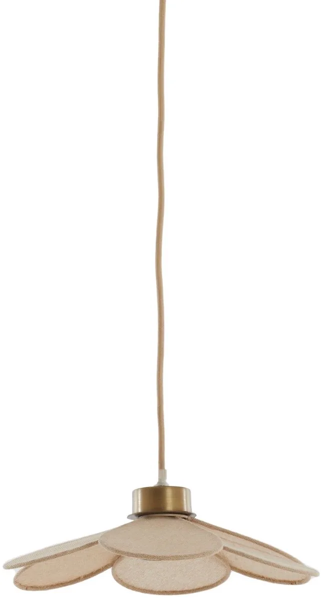 Hanglamp Fyano - Zand - 30.5x30.5x9cm - Modern - Hanglampen Eetkamer, Slaapkamer, Woonkamer de Light & Living en Marron – photo produit