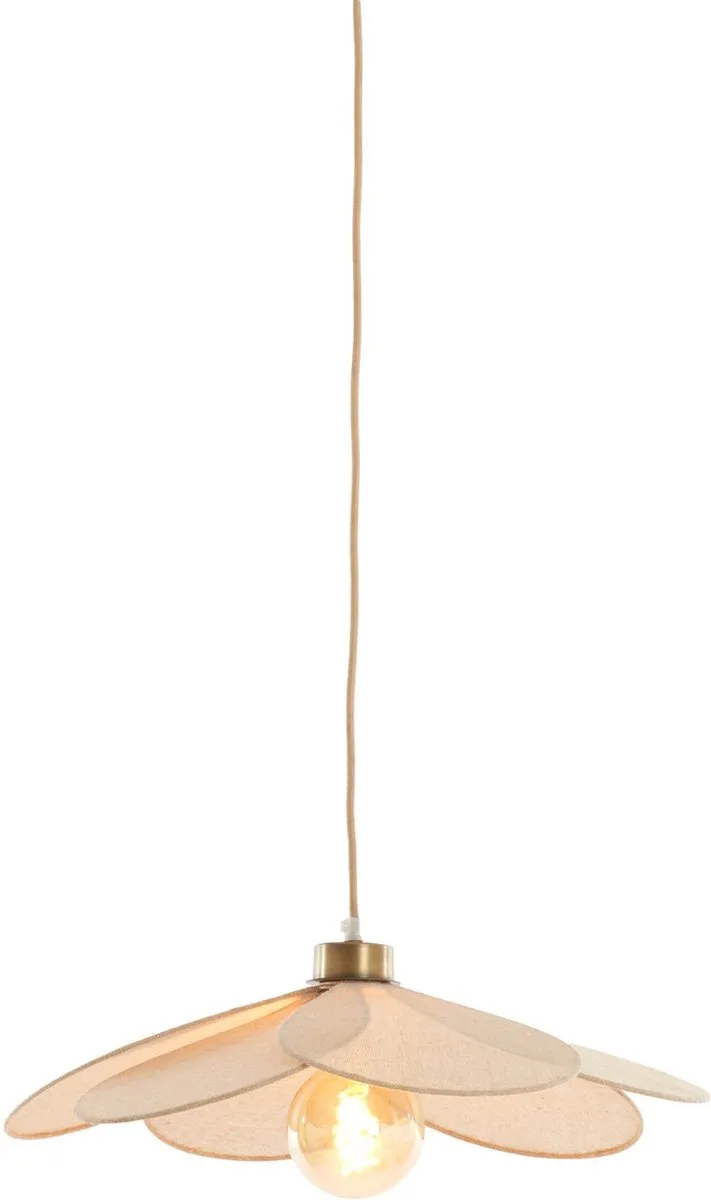 Hanglamp Fyano - Zand - Ø46cm - Modern - Hanglampen Eetkamer, Slaapkamer, Woonkamer fra Light & Living i Brun – produktbillede