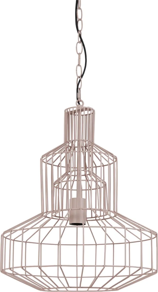 Hanglamp Fynn - 40cm - Lichtbruin by Light & Living in Brown – product photo