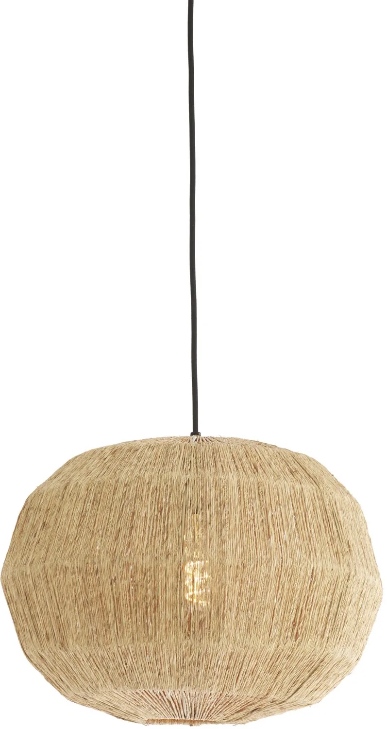 Hanglamp JUNNA - 40x40x40 cm fra Light & Living i Brun – produktbillede