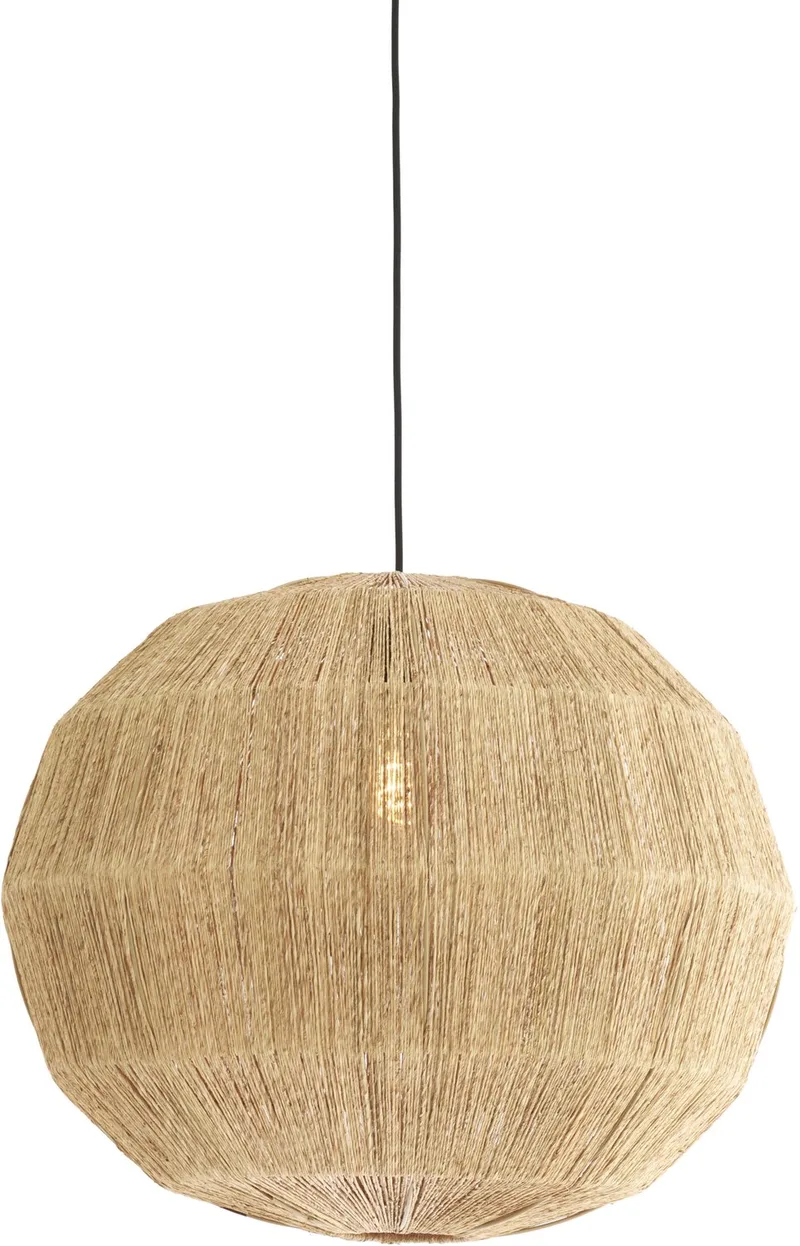 Hanglamp JUNNA - 60x60x60 cm fra Light & Living i Brun – produktbillede