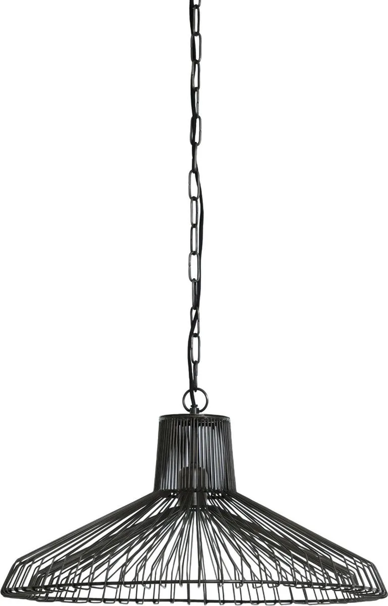 Hanglamp Kasper - Ø55cm - Modern - Hanglampen Eetkamer, Slaapkamer, Woonkamer de Light & Living en Noir – photo produit
