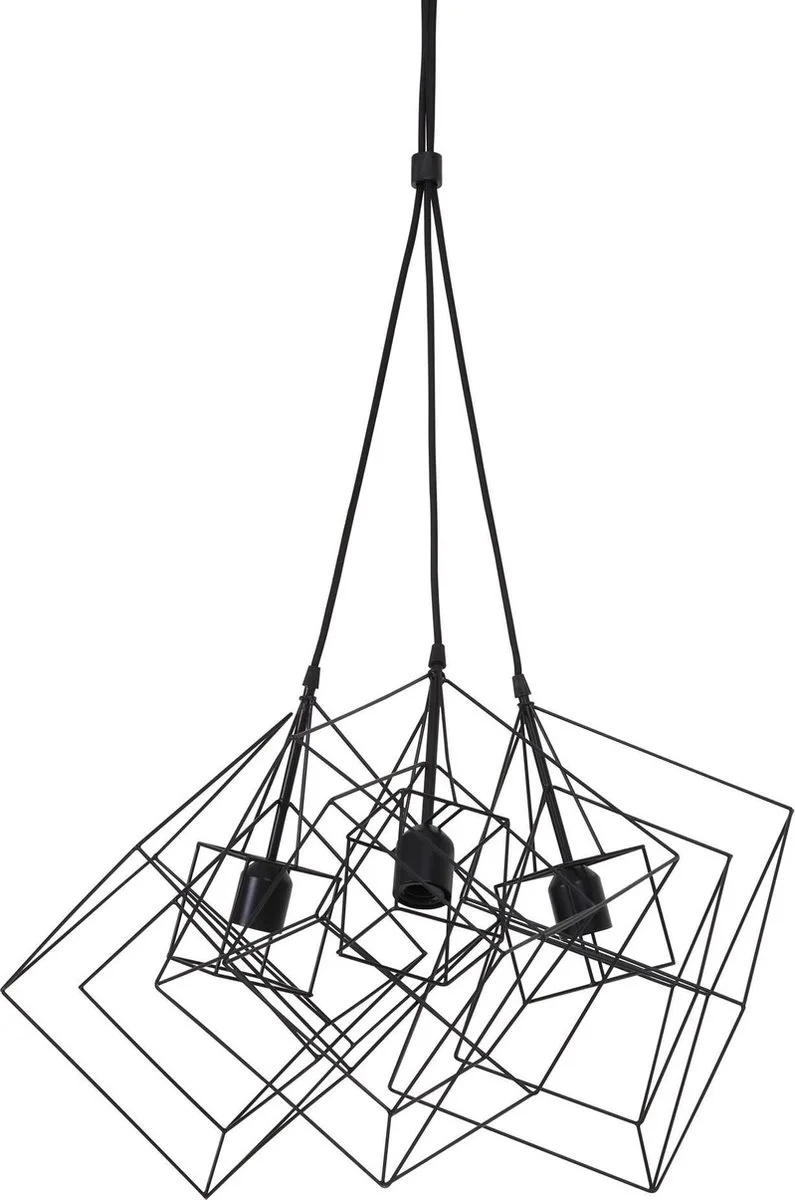 Hanglamp Kubinka - Ø25cm - 3L by Light & Living in Black – product photo