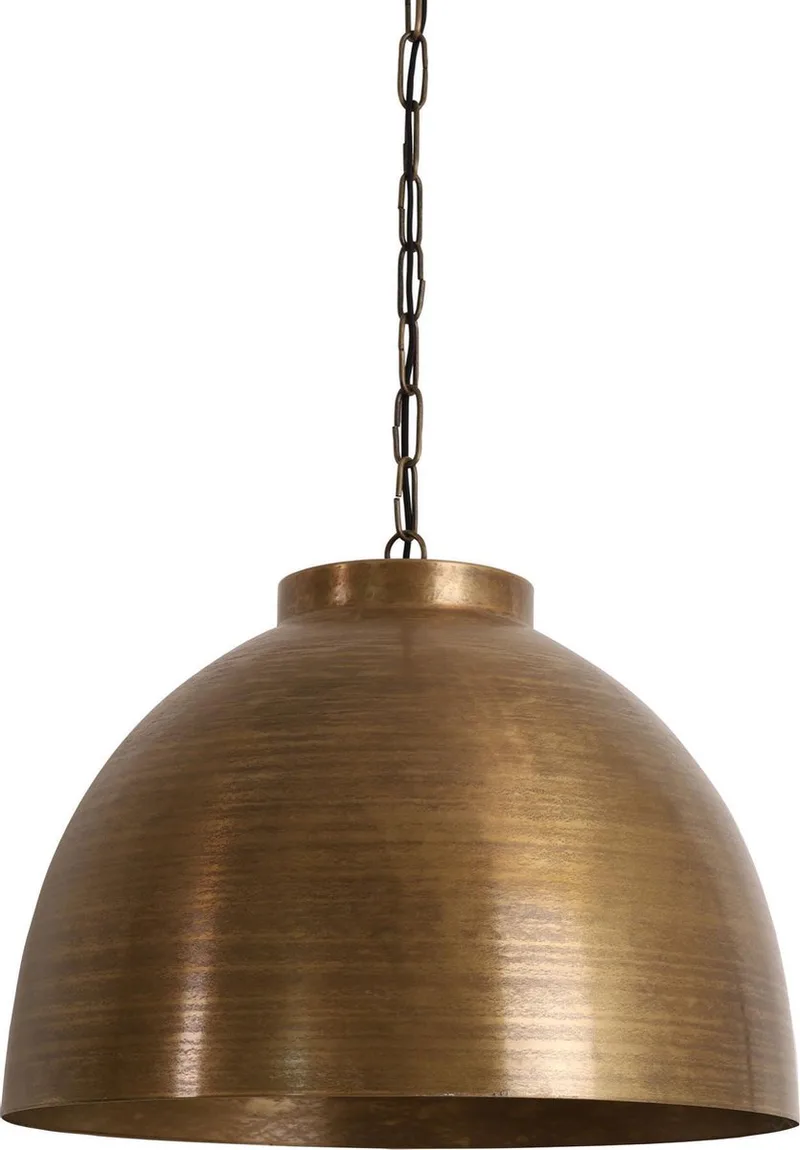 Hanglamp Kylie - Antiek - Ø60cm - Modern - Hanglampen Eetkamer, Slaapkamer, Woonkamer fra Light & Living i Bronze – produktbillede