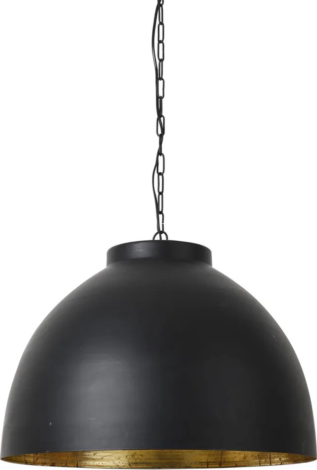 Hanglamp Kylie - Zwart/Goud - Ø60cm - Modern - Hanglampen Eetkamer, Slaapkamer, Woonkamer