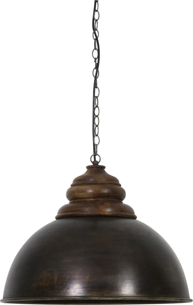 Hanglamp Leia - Ø52cm - Modern - Hanglampen Eetkamer, Slaapkamer, Woonkamer de Light & Living en Noir – photo produit