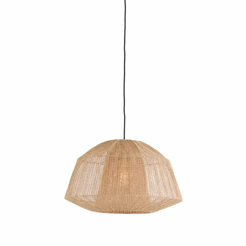 Hanglamp Macul - Ø50cm - Bohemian - Hanglampen Eetkamer, Slaapkamer, Woonkamer fra Light & Living i Brun – produktbillede