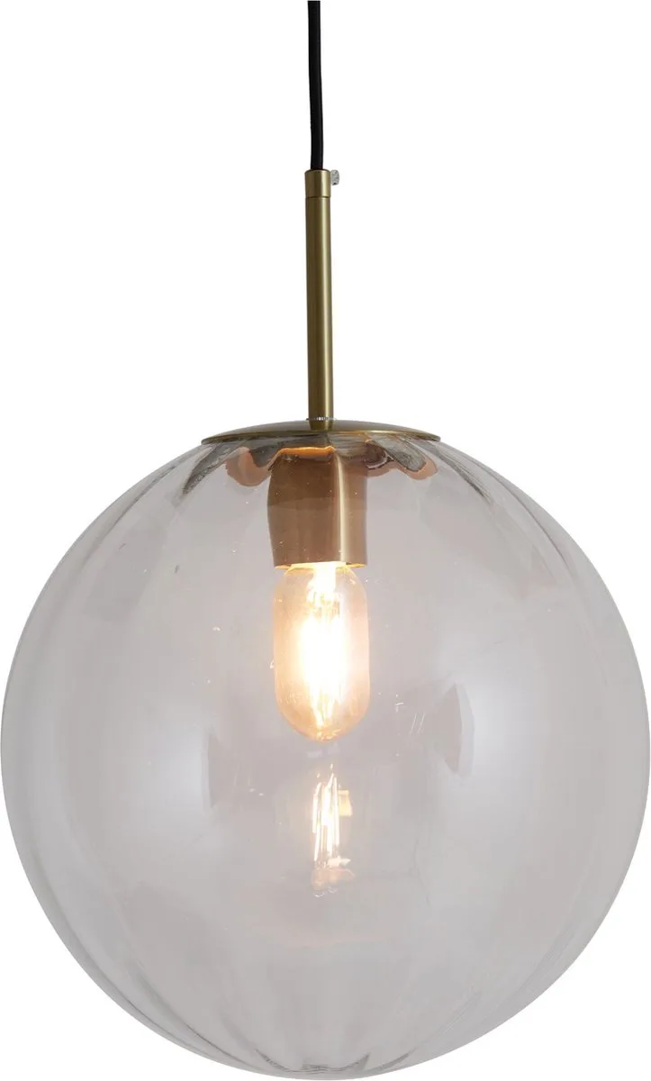 Hanglamp Magdala - Smoke Glas - Ø48cm - Modern - Hanglampen Eetkamer, Slaapkamer, Woonkamer de Light & Living en Helder – photo produit