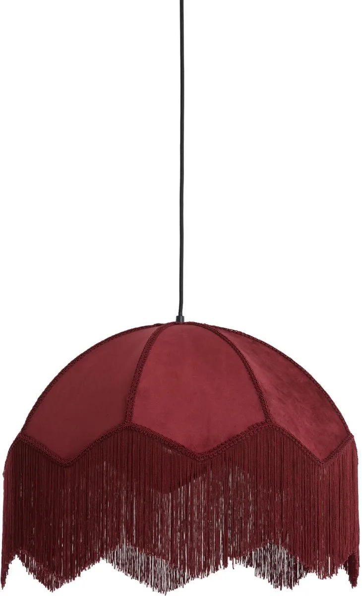 Hanglamp Malacia - Donkerrood - Ø60cm - Modern - Hanglampen Eetkamer, Slaapkamer, Woonkamer van Light & Living in Rood – productfoto