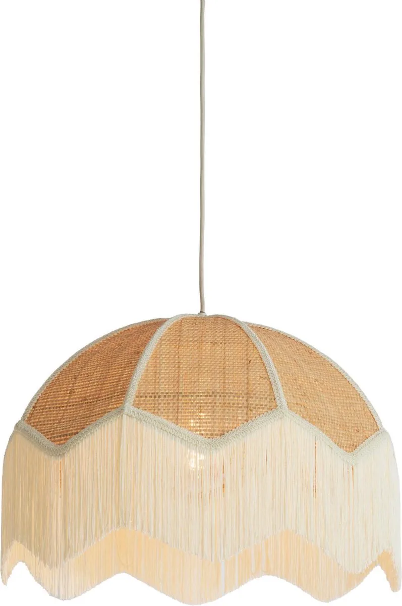 Hanglamp Malacia - Lichtbruin - Ø50cm - Modern - Hanglampen Eetkamer, Slaapkamer, Woonkamer van Light & Living in Bruin – productfoto