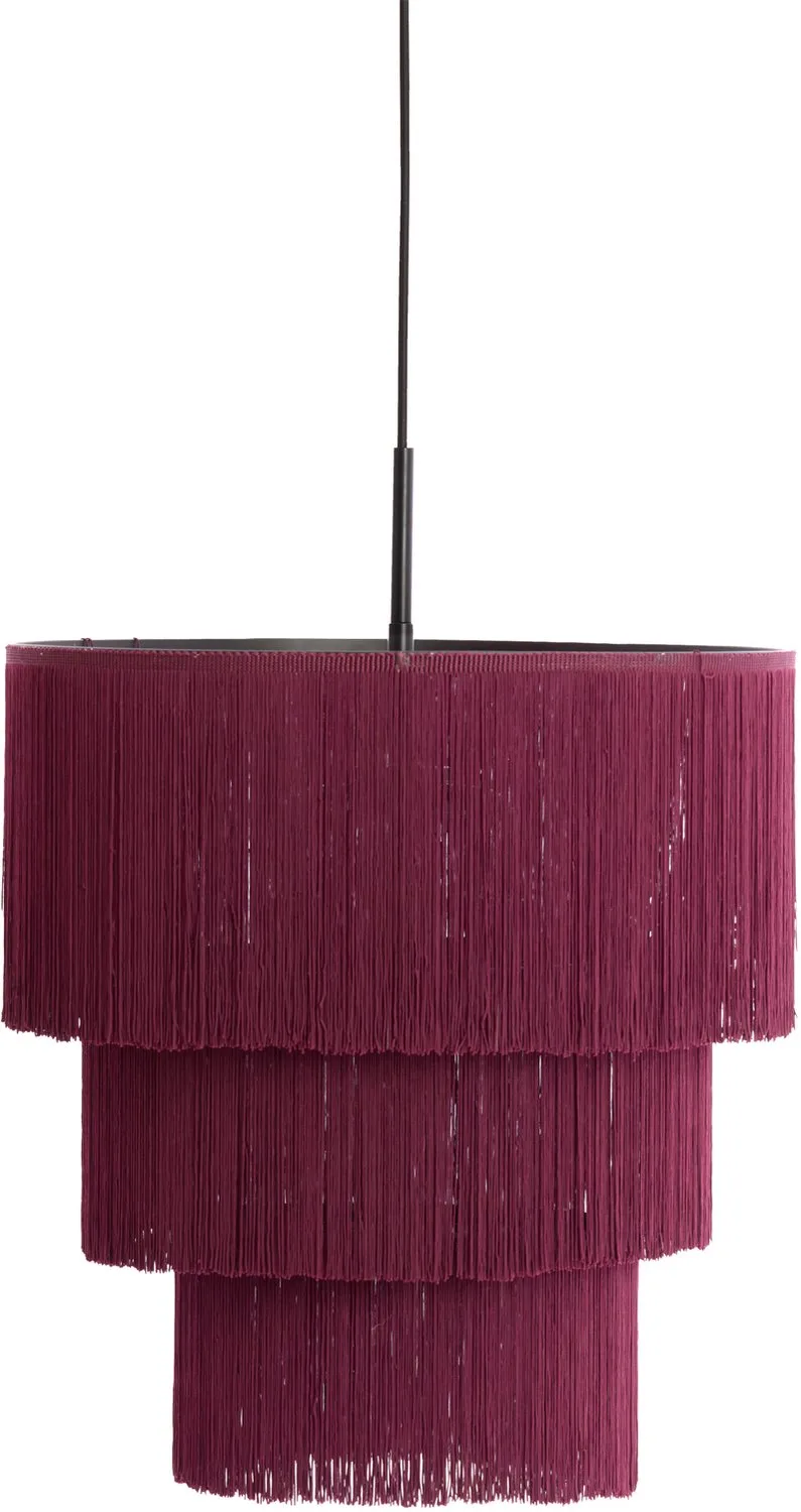 Hanglamp MALAIKA - 45x45x50 cm de Light & Living en Violet – photo produit