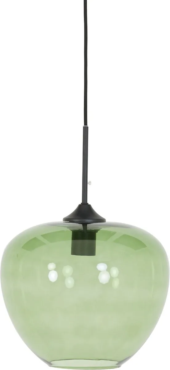 Hanglamp Mayson - Glas - Ø30cm - Modern - Hanglampen Eetkamer, Slaapkamer, Woonkamer von Light & Living in Grün – Produktfoto