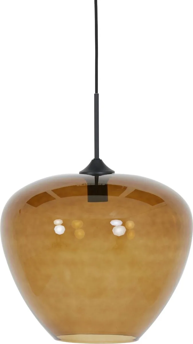 Hanglamp Mayson - Glas - Ø40cm - Modern - Hanglampen Eetkamer, Slaapkamer, Woonkamer från Light & Living i Brun – produktbild