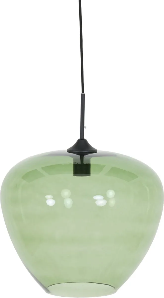 Hanglamp Mayson - Glas - Ø40cm - Modern - Hanglampen Eetkamer, Slaapkamer, Woonkamer von Light & Living in Grün – Produktfoto