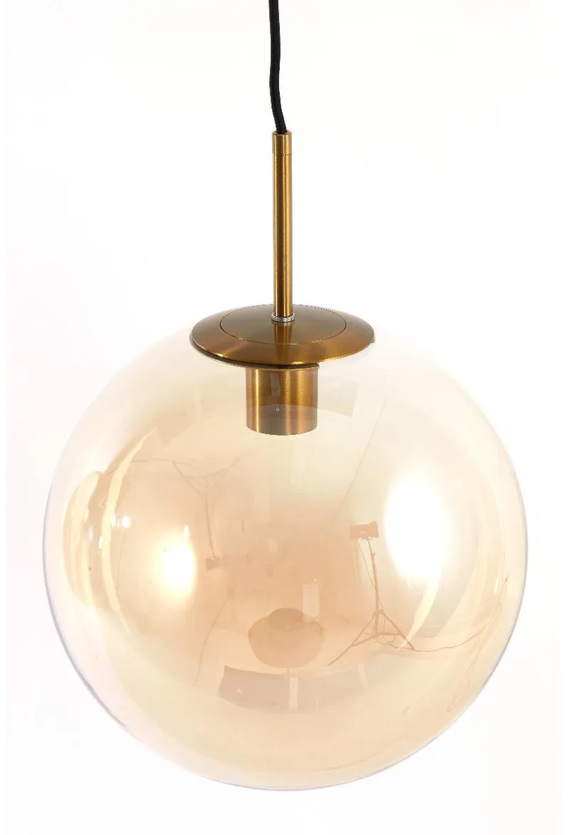 Hanglamp Medina - Amber goud - 120x30x30cm - Modern - Hanglampen Eetkamer, Slaapkamer, Woonkamer de Light & Living en Orange – photo produit