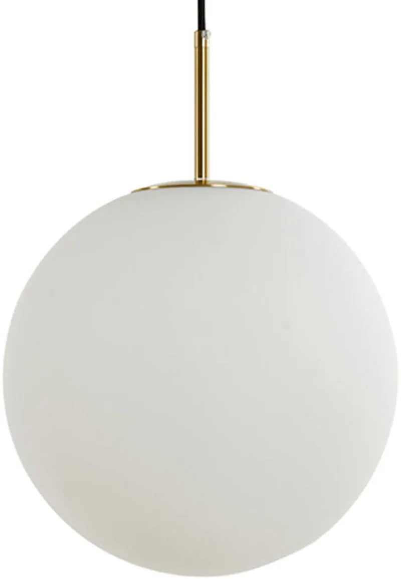 Hanglamp Medina - Glas - Ø30cm - Modern - Hanglampen Eetkamer, Slaapkamer, Woonkamer de Light & Living en Blanc – photo produit
