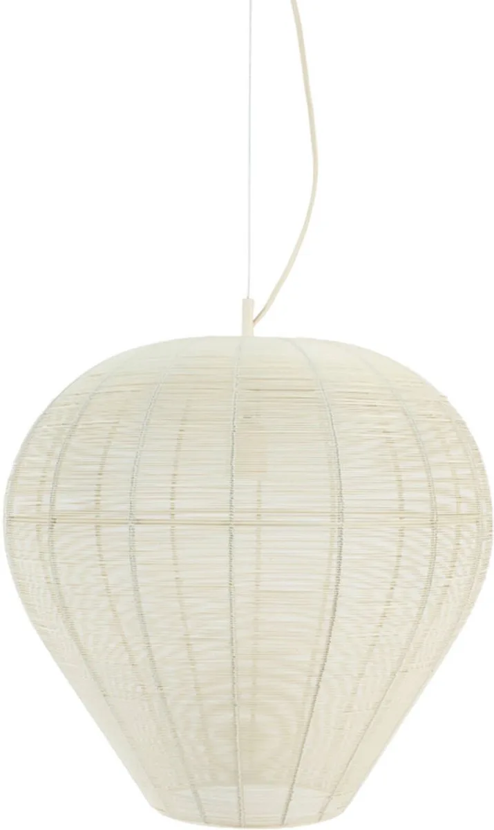 Hanglamp Ø50x52 cm HORAN mat crème de Light & Living en Blanc – photo produit