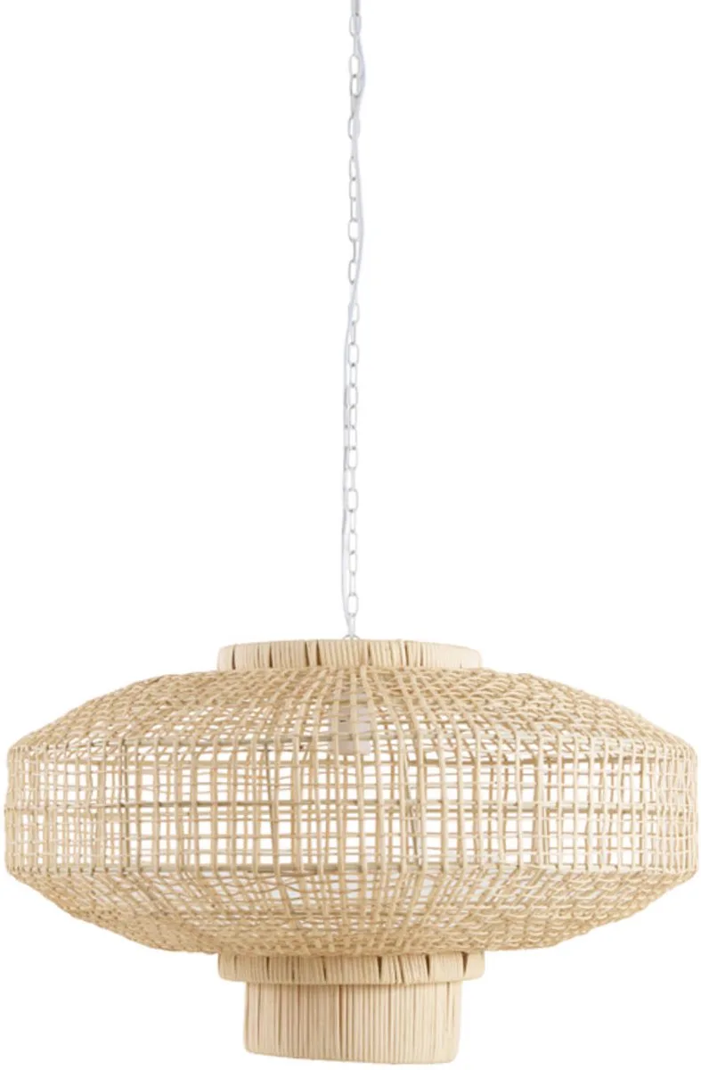 Hanglamp Ø60x33,5 cm PALDOR rotan fra Light & Living i Natur – produktbillede