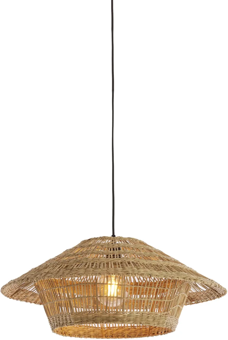 Hanglamp OWANA - 64x64x26 cm de Light & Living en Marron – photo produit