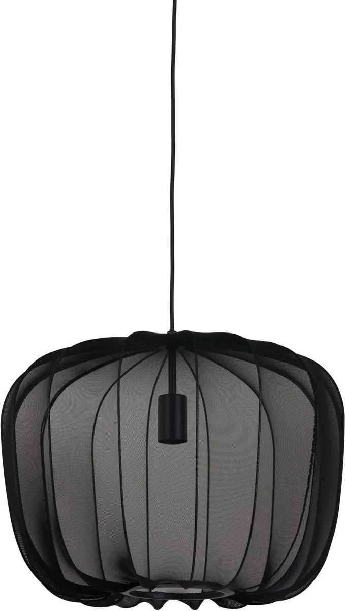 Hanglamp Plumeria - Ø50cm - Modern - Hanglampen Eetkamer, Slaapkamer, Woonkamer von Light & Living in Schwarz – Produktfoto