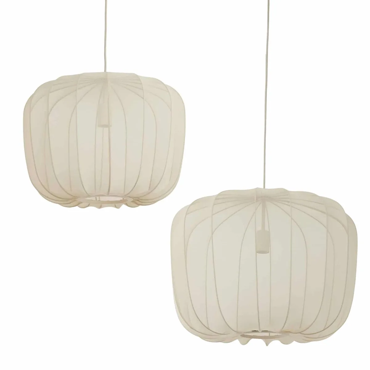 Hanglamp Plumeria - Set Ø50+Ø60cm - Modern - Hanglampen Eetkamer, Slaapkamer, Woonkamer fra Light & Living i Zand – produktbillede