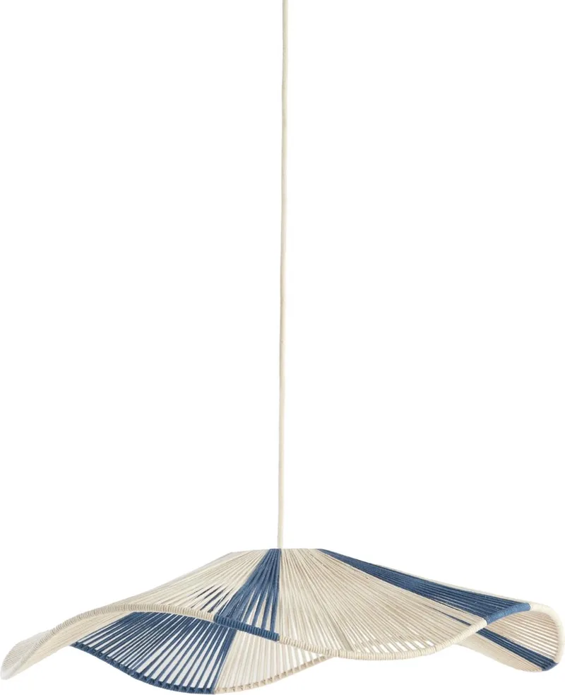 Hanglamp Rafa - Lichtblauw - Ø70cm - Modern - Hanglampen Eetkamer, Slaapkamer, Woonkamer de Light & Living en Bleu – photo produit