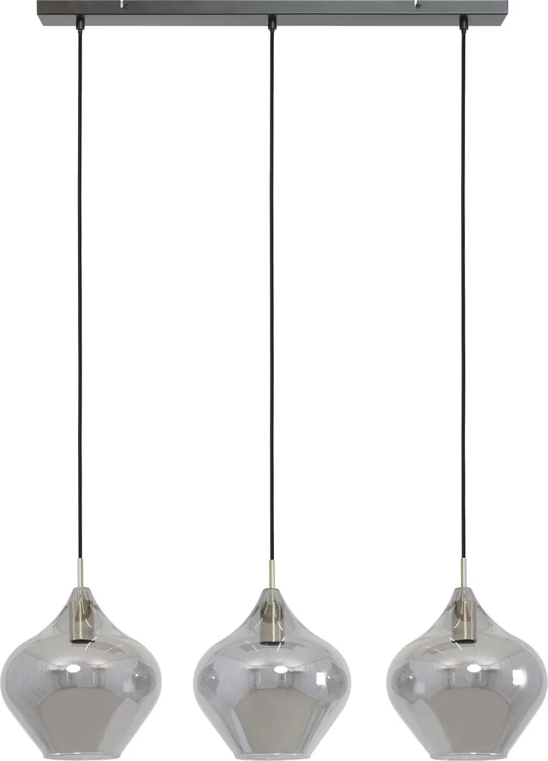 Hanglamp Rakel - Antiek - 80x27x30cm - 3L - Modern - Hanglampen Eetkamer, Slaapkamer, Woonkamer de Light & Living en Bronze – photo produit