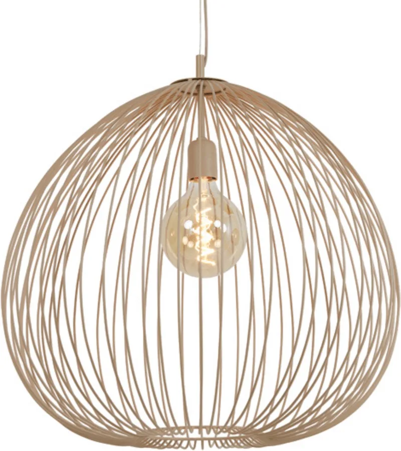 Hanglamp Rilana Ø56cm de Light & Living en Beige – photo produit