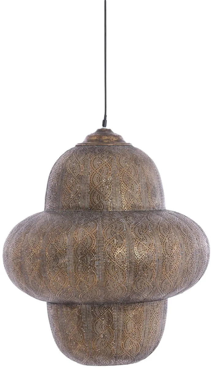 Hanglamp Ryota - Ø53cm - Modern - Hanglampen Eetkamer, Slaapkamer, Woonkamer van Light & Living in Bruin – productfoto